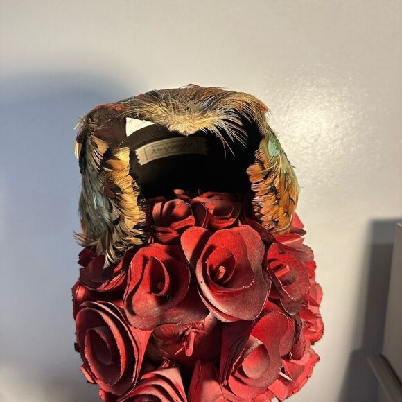 LOT OF 4 VINTAGE WOMENS DRESS HATS - Picture 10 of 16